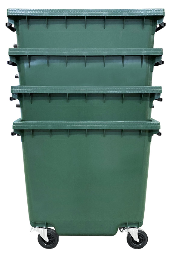 Мусорный контейнер 1100 л. арт. МКТ-1100 (Зелёный)